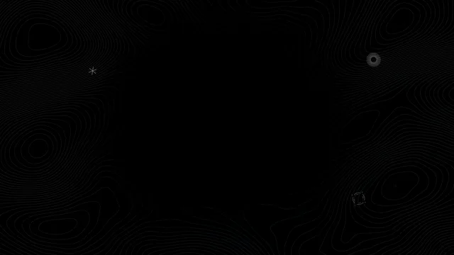 cyan signal contour map