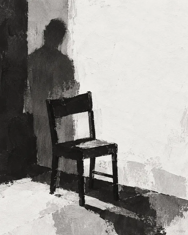 chair and shadow